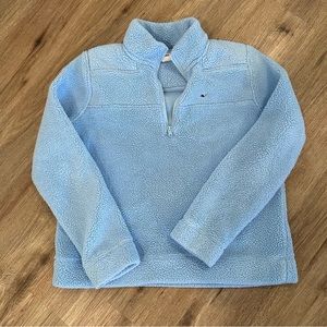 Womens baby blue Vineyard Vines Sherpa
